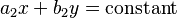 a_2x + b_2y= \mathrm{constant}