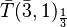 \bar{T} (\bar{3},1)_{\frac{1}{3}}