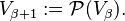  V_{\beta+1} := \mathcal{P} (V_\beta) .