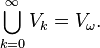 \bigcup_{k=0}^\infty V_k = V_\omega.