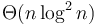 {\Theta}(n\log^2 n)