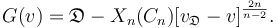 G(v) = \mathfrak{D}-X_n(C_n)[v_{\mathfrak{D}} - v]^{\frac{2n}{n-2}}.