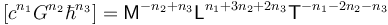 [c^{n_1} G^{n_2} \hbar^{n_3}] = \mathsf{M}^{-n_2+n_3} \mathsf{L}^{n_1+3n_2+2n_3} \mathsf{T}^{-n_1-2n_2-n_3}