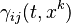 \gamma_{ij}(t,x^k)