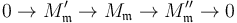 0 \to M'_\mathfrak{m} \to M_\mathfrak{m} \to M''_\mathfrak{m} \to 0