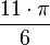 \frac{11\cdot\pi}{6}