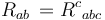 R_{ab} \, = R^c{}_{abc}