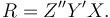 R=Z''Y'X.