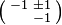 \left(\begin{smallmatrix}-1 & \pm 1 \\ & -1\end{smallmatrix}\right)