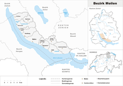 Location of Meilen District