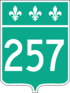 Route 257 shield