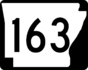 Highway 163 marker