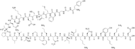 Chemical structure of Beta-endorphin.