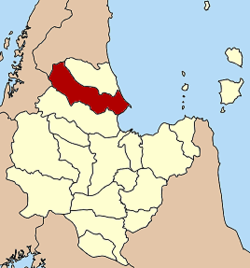 Amphoe location in Surat Thani Province