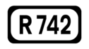 R742 road shield}}