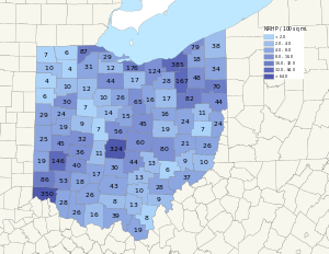 NRHP Ohio Map.svg