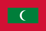 Flag of  Maldives