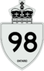 Highway 98 shield