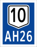 Asian Highway 26 (10) sign.svg