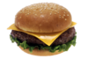 A cheeseburger