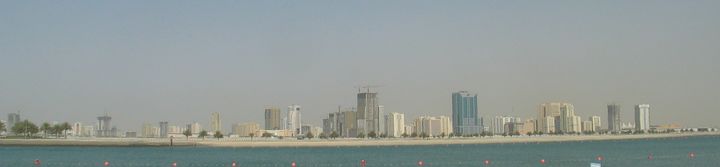 A view of Sharjah's skyline along the waterfront