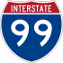 Interstate 99 marker