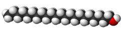 Spacefill model of docosanol