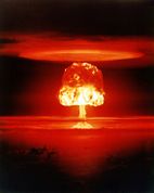 Intense nuclear mushroom cloud