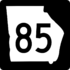 State Route 85 marker