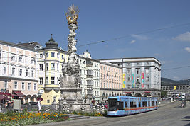 View of Hauptplatz, Linz