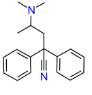 Chemical structure of Methadone intermediate.