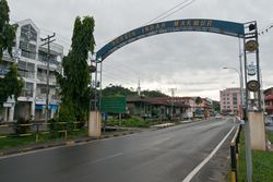 The main road to Beaufort.