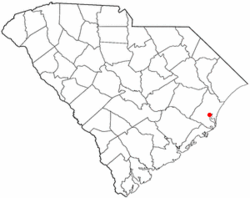 Location of Georgetown inSouth Carolina