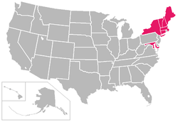 America East Conference locations