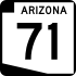 State Route 71 marker