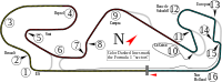 Layout of the Circuit de Catalunya