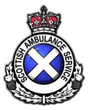 The logo of the Scottish Ambulance Service