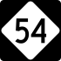 NC Highway 54 marker