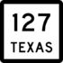 State Highway 127 marker