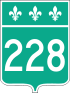 Route 228 shield