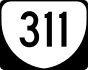 State Route 311 marker