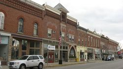 Businesses in Geneva's downtown historic district