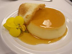 Creme caramel with tuile (3294730477).jpg