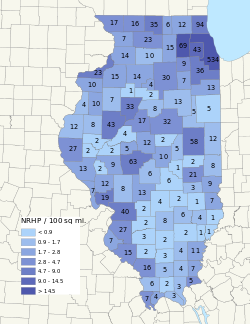 NRHP Illinois Map.svg