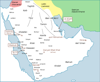 Map of Arabia 600 AD.svg