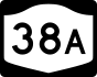 NYS Route 38A marker