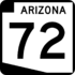 State Route 72 marker