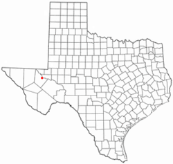 Location of Pecos, Texas