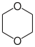 Chemical structure of dioxane