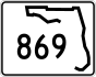 State Road 869 marker